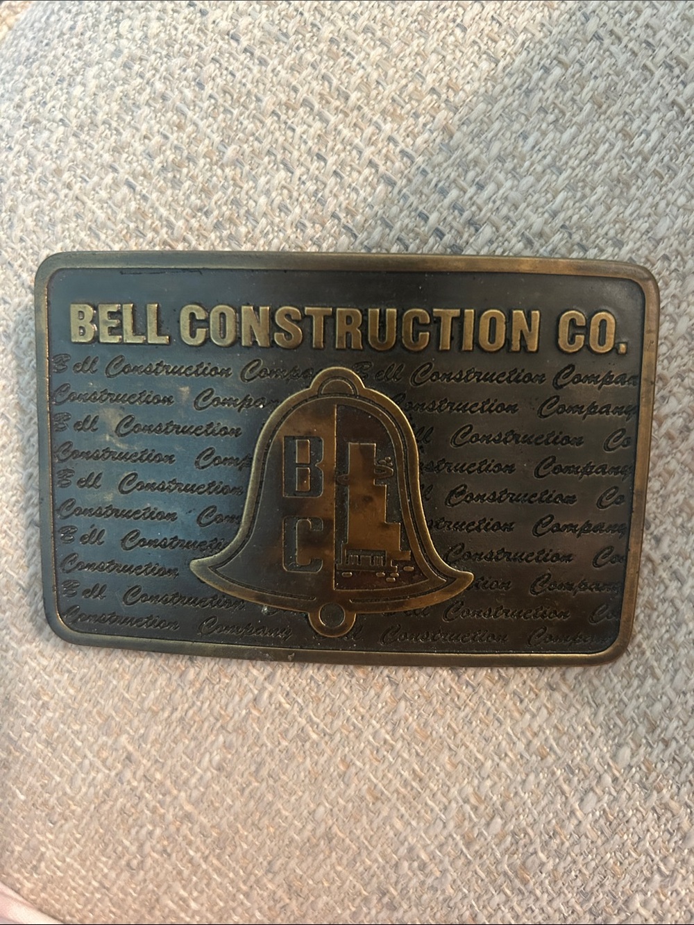 Brass Belt Buckle - Antique Brass Finish